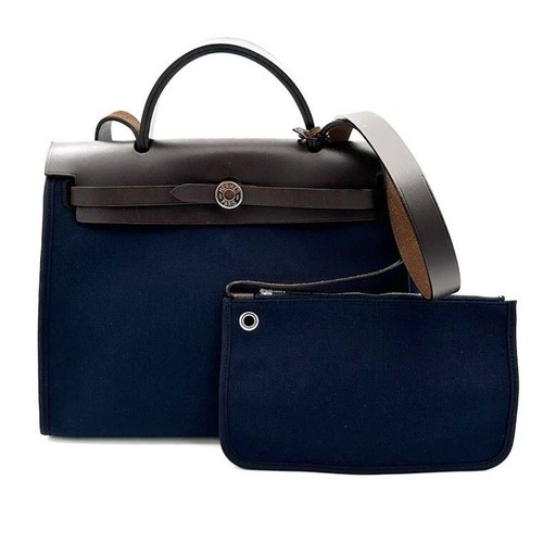 Hermes sac cuir zippé - en,