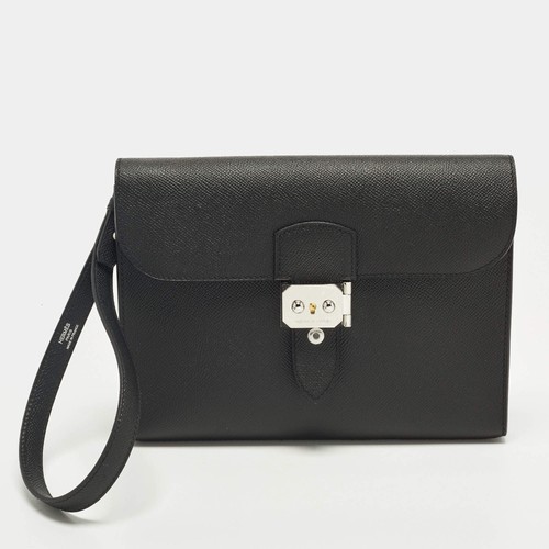 Pochette cuir hermes sac - en,