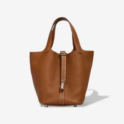 Sac hermes picotin cuir - sac, en