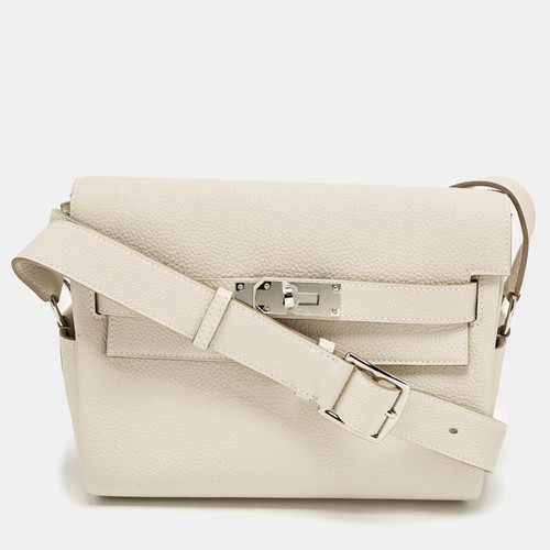Sac messager cuir craie - messager,