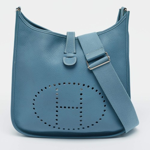Sac cuir hermes - hermes, evelyne
