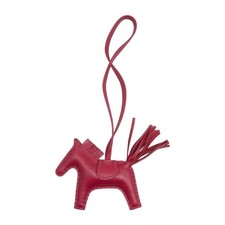 Sac en cuir HERMES breloque