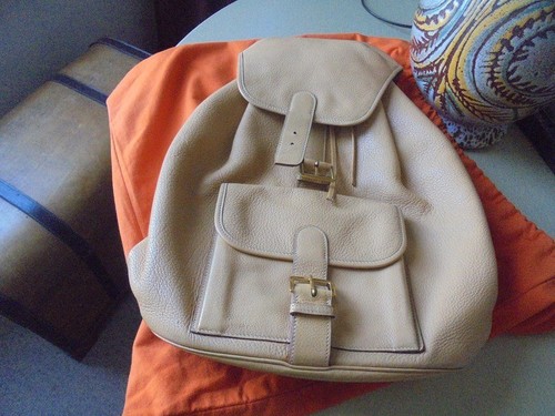 Sac dos hermès cuir - à,